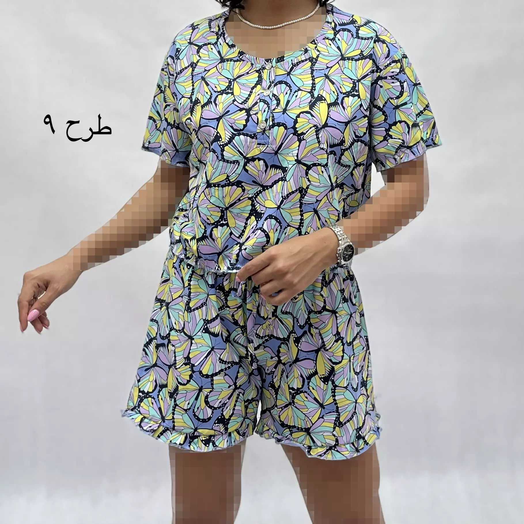 ست کراپ و شورتک چین 0081235718